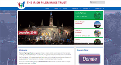 Desktop Screenshot of irishpilgrimagetrust.com